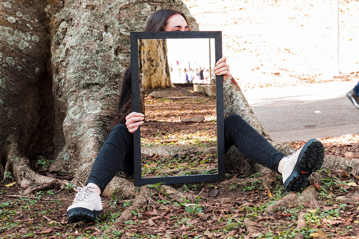 Canon espelho Fotografia granulado mirror mulher portrait retrato woman