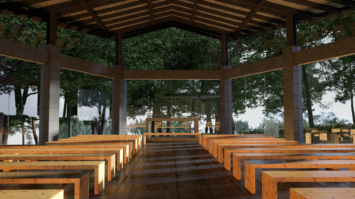 chapel 3D Visualization Maya mental ray architectural viz viz