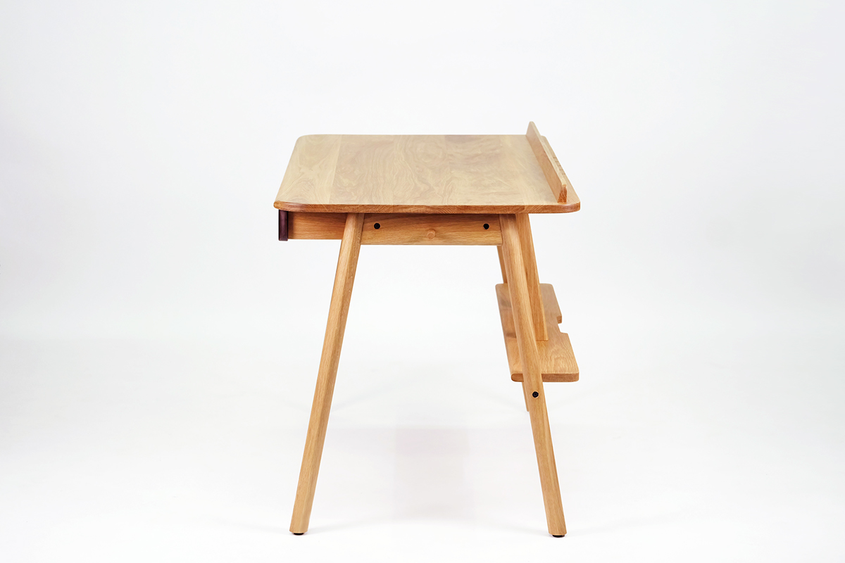 kitt desk wood functional small space minimal cute