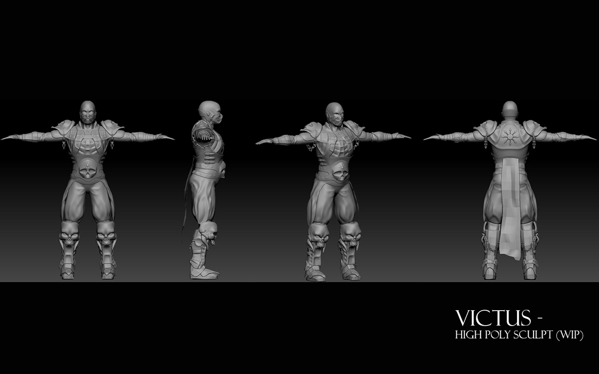 Victus ryan Allgeier ryan allgeier 3D Character 3d modeling 3D Character fantasy sci-fi