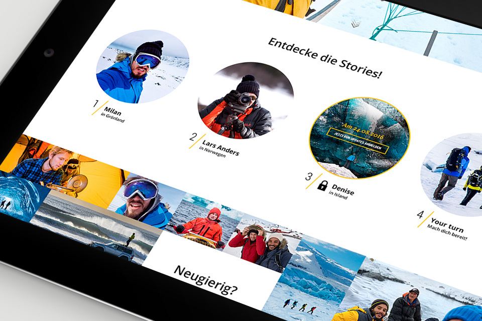 Web Ecommerce storytelling   digital campaign brand visual navigation modules Responsive
