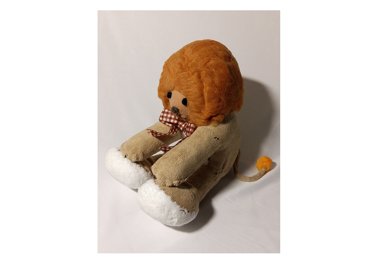 tactile design soft toy lion sewing handmade hard touch
