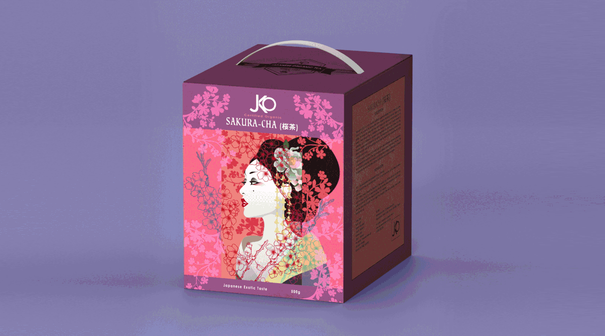 branding  design japanese matcha Packaging tea packaging design beverages product packaging