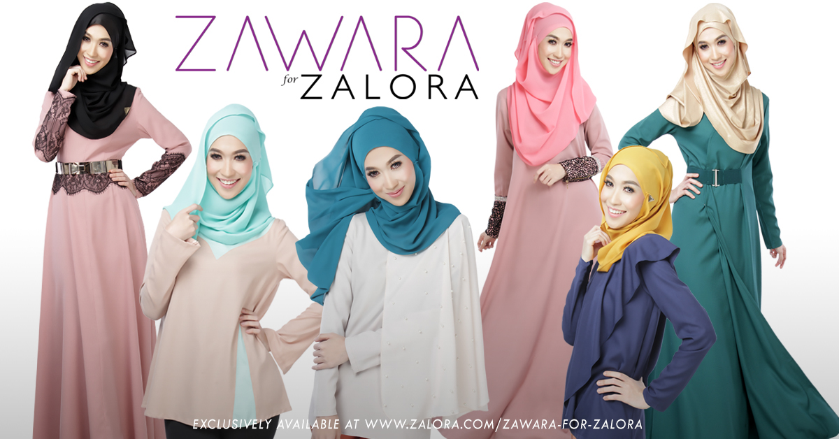 malaysia hijab Hijabers modest elegance zawara zalora