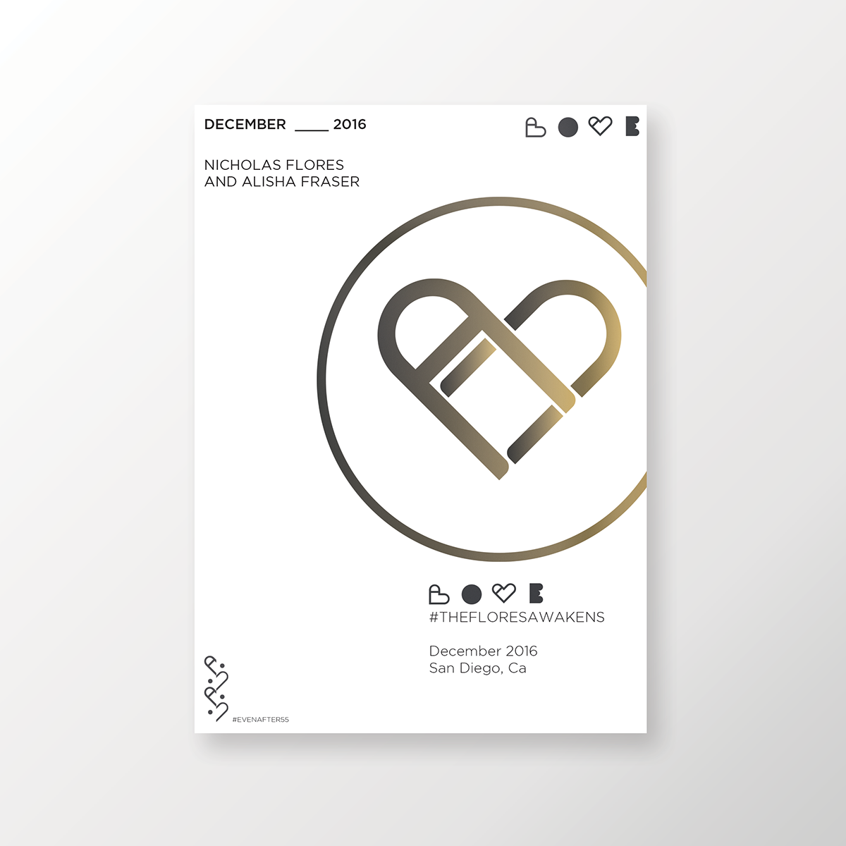stationary wedding logo monogram mock concept wedding invite Love marriage