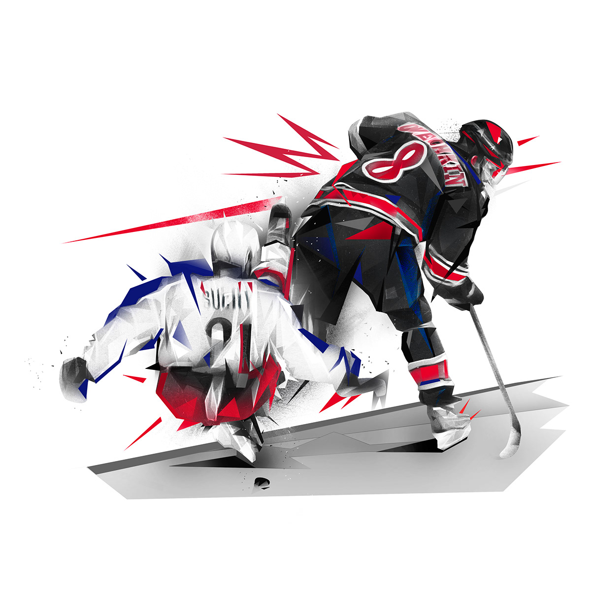 NHL hockey ice hockey ILLUSTRATION  Digital Art  hockey player alexander ovechkin Ovechkin sports art washington capitals