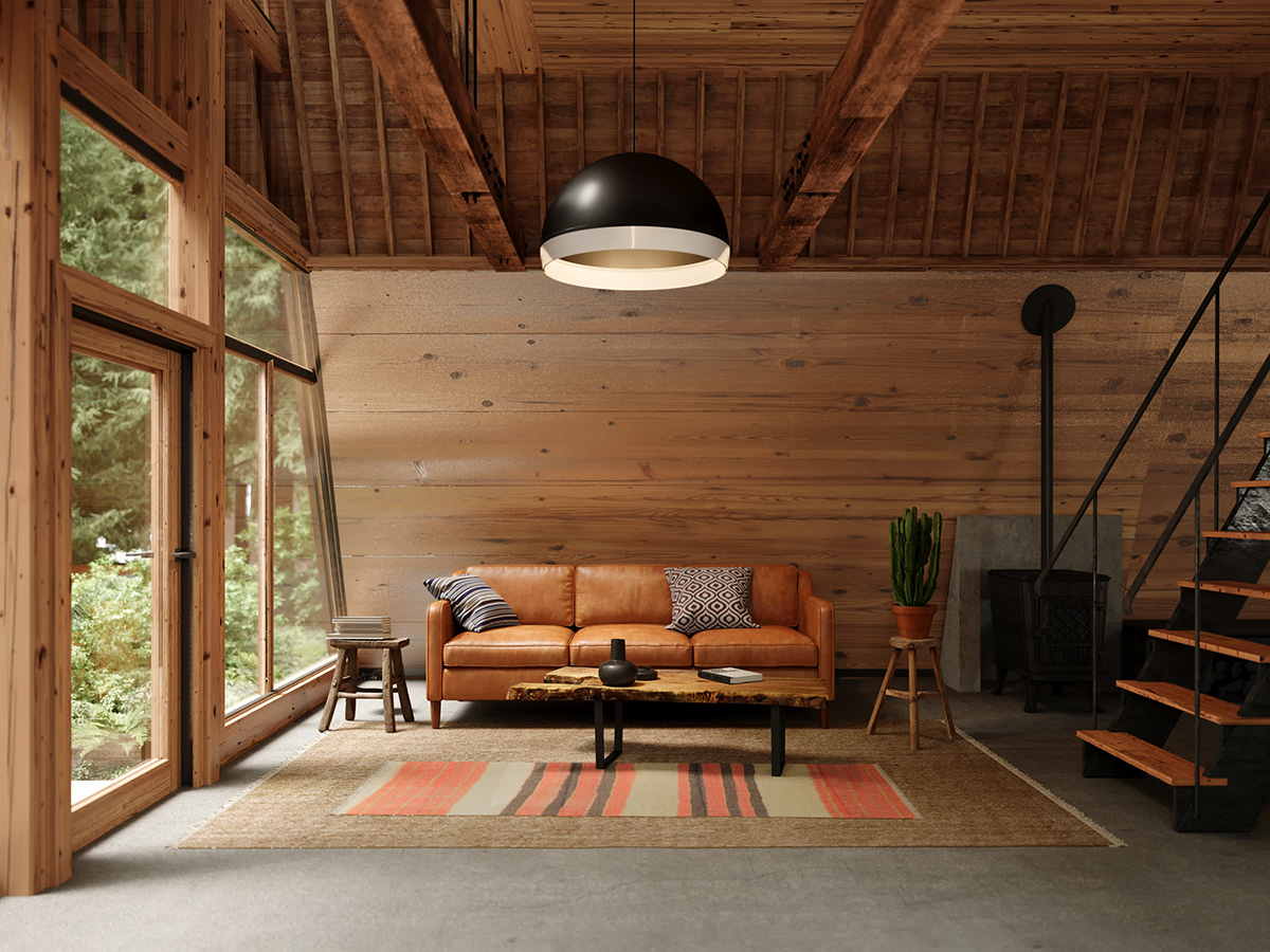 FStorm autodesk 3ds max cabin Architectural Visualisation Render CG art concept woodland art direction 