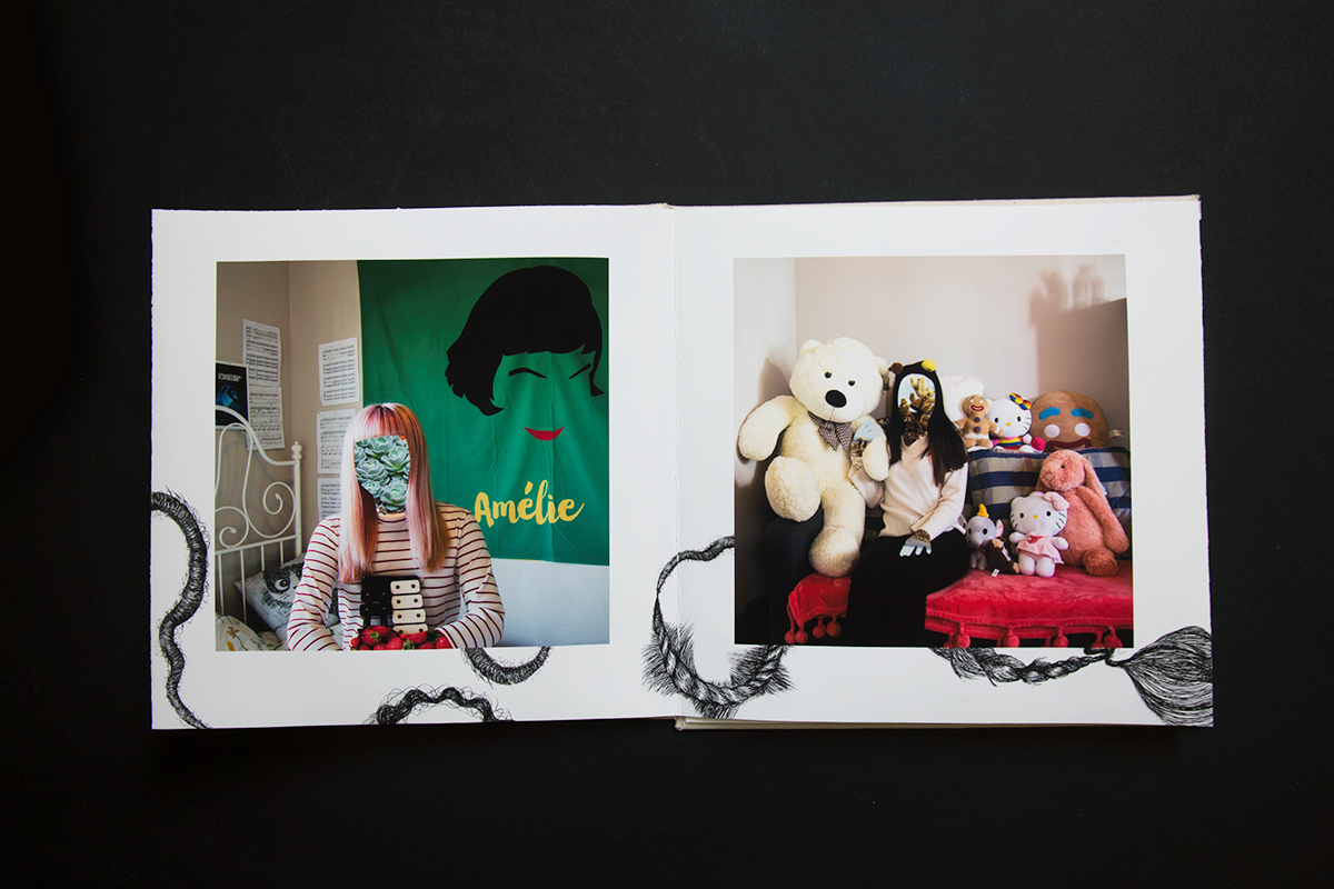Adobe Portfolio printmaking Photography  identity culture race book design book accordian adobeawards