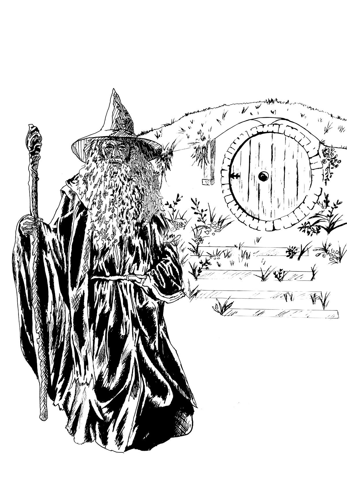 gandalf ian rings lord Lord of the hobbit jackson Shire wizard smaug dragon