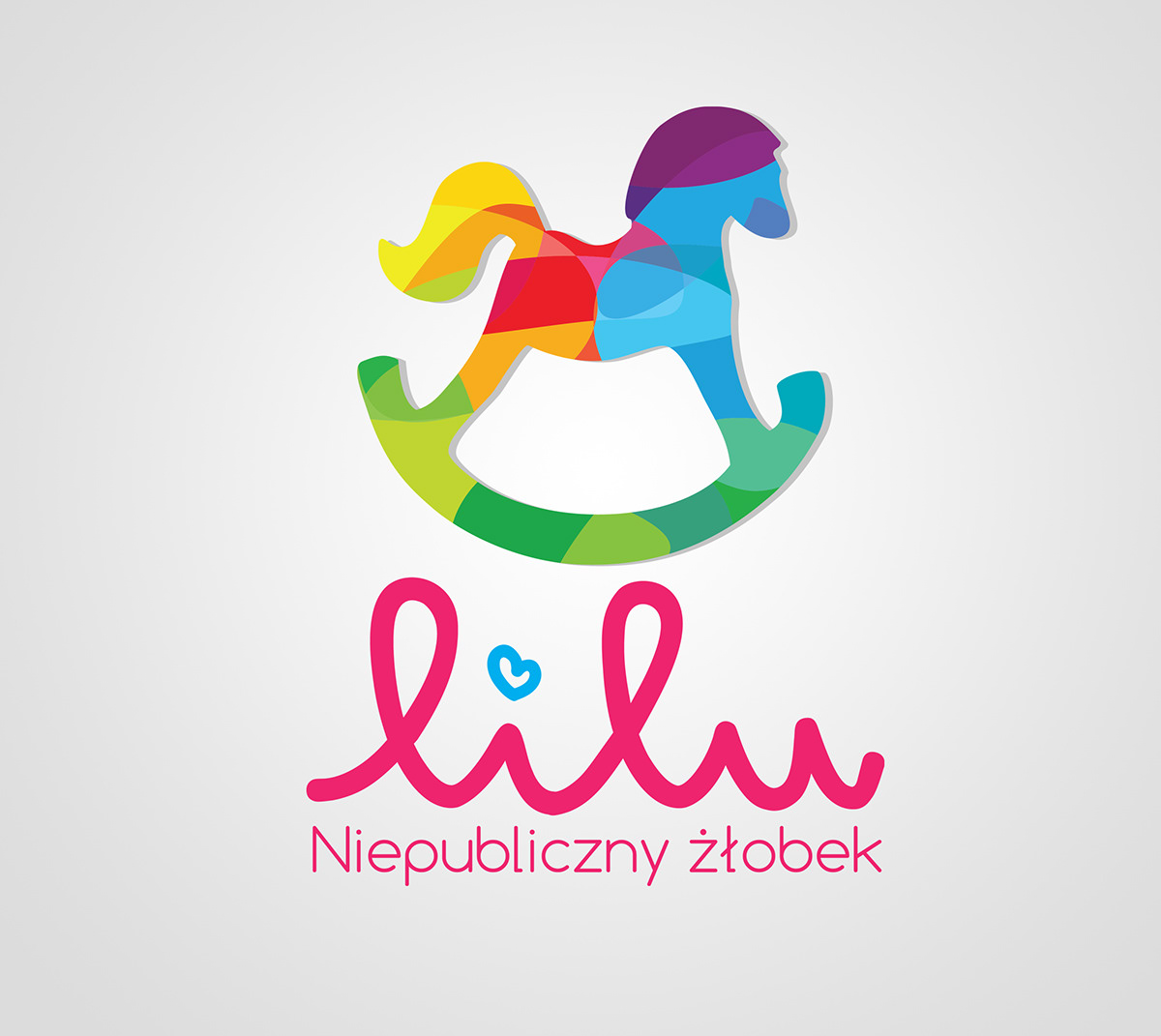 Lilu nursery Identity Design Logo Design colorful
