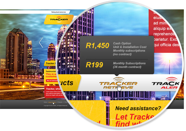 Website Responsive Website Design tracking website tracker red yellow