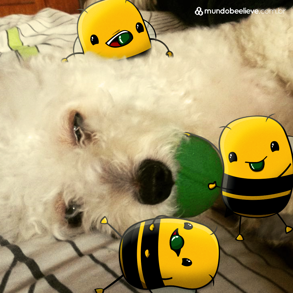 photo invasion bee beelieve honey Positive yellow Character Illustrator vector