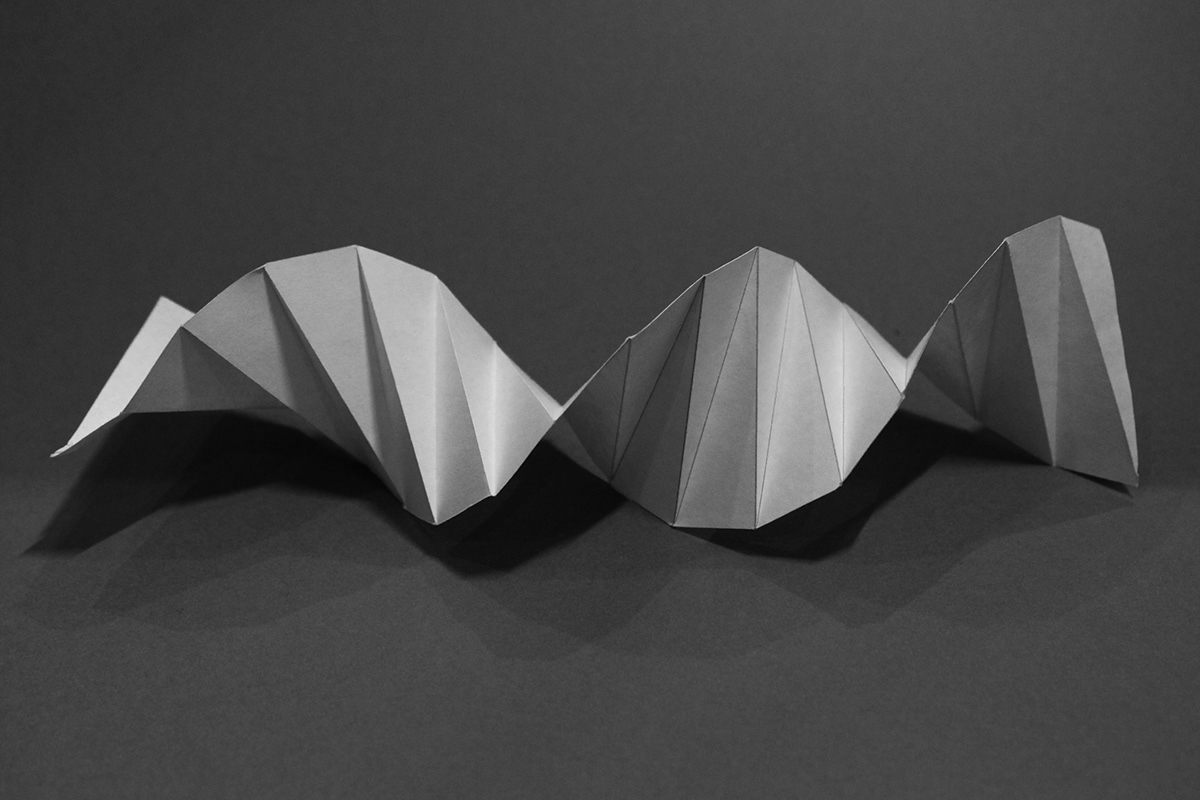 paper folding Techniques designer Paul Jackson personal project handmade experiment origami  paper craft