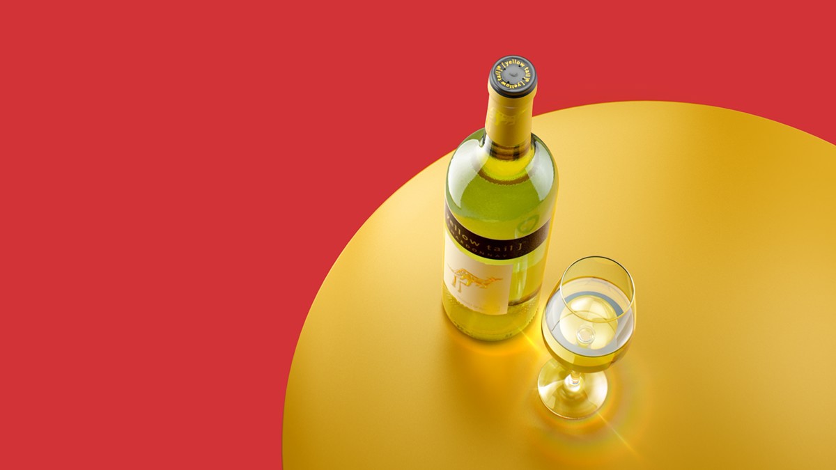bottle yellowtail commercial wine