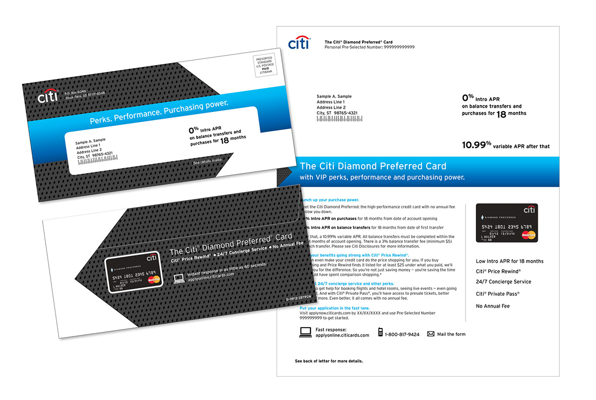 citi  posters  we design  rich-media banners  direct mail