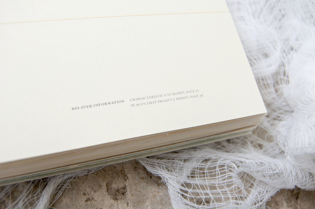 honey bees book book design information design making honey elegant sophistocated japanese binding