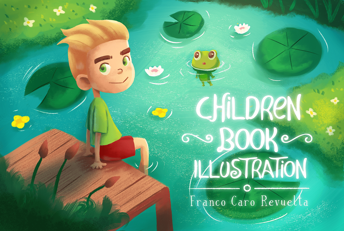 book children children book children illustration cover Digital Art  ILLUSTRATION  kids painting  