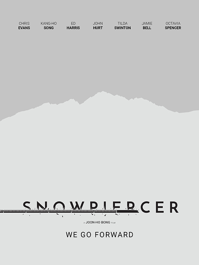 Snowpiercer poster film poster movie poster minimalist