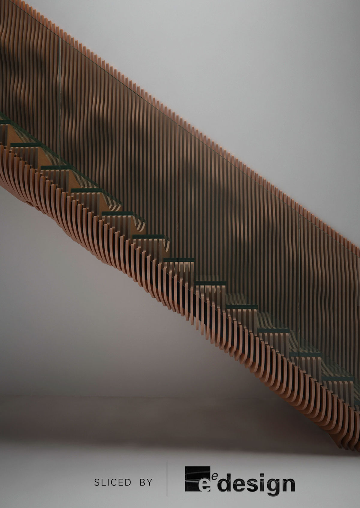 stairs slice TIMBER feature bespoke