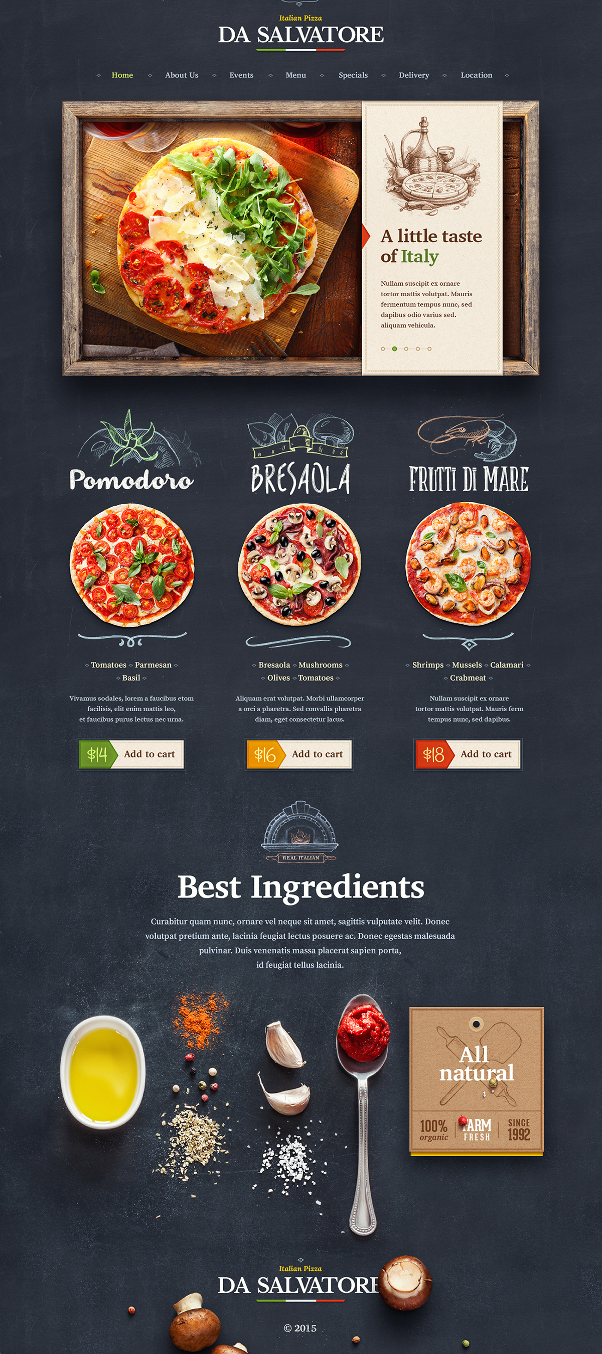 design Web UI Interface button Pizza artist Spa hotel Food  background navigation art