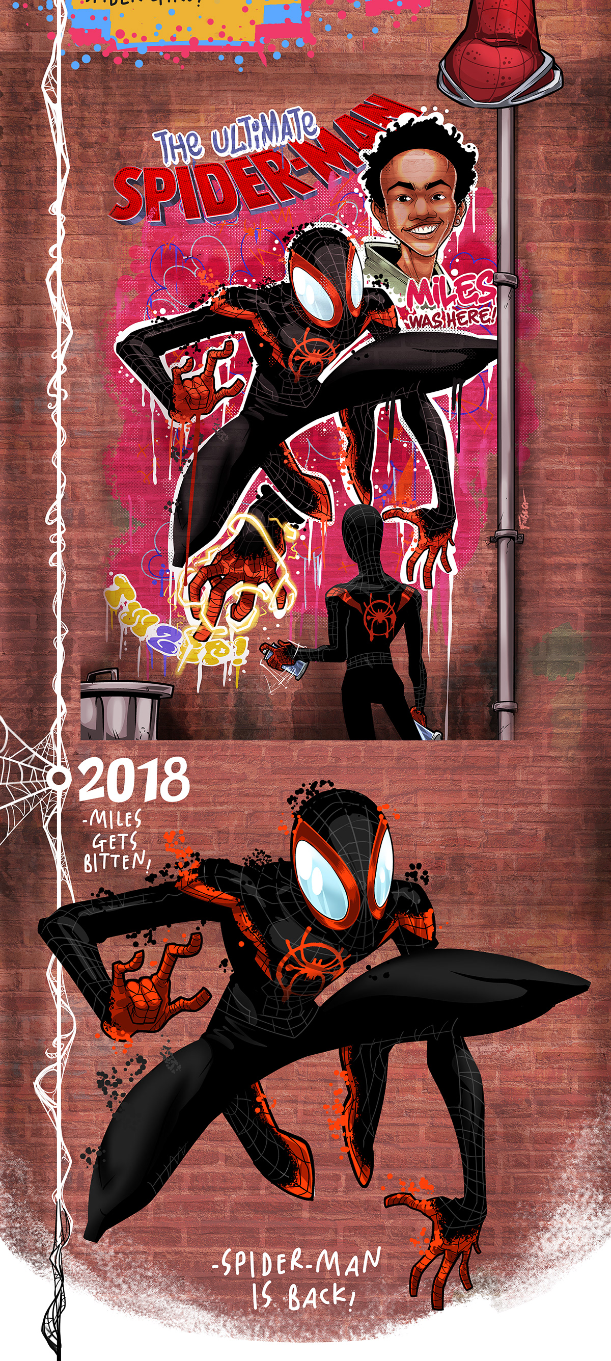 Character design  Comic Book comics Digital Art  digital illustration Drawing  fanart marvel painting   spiderman