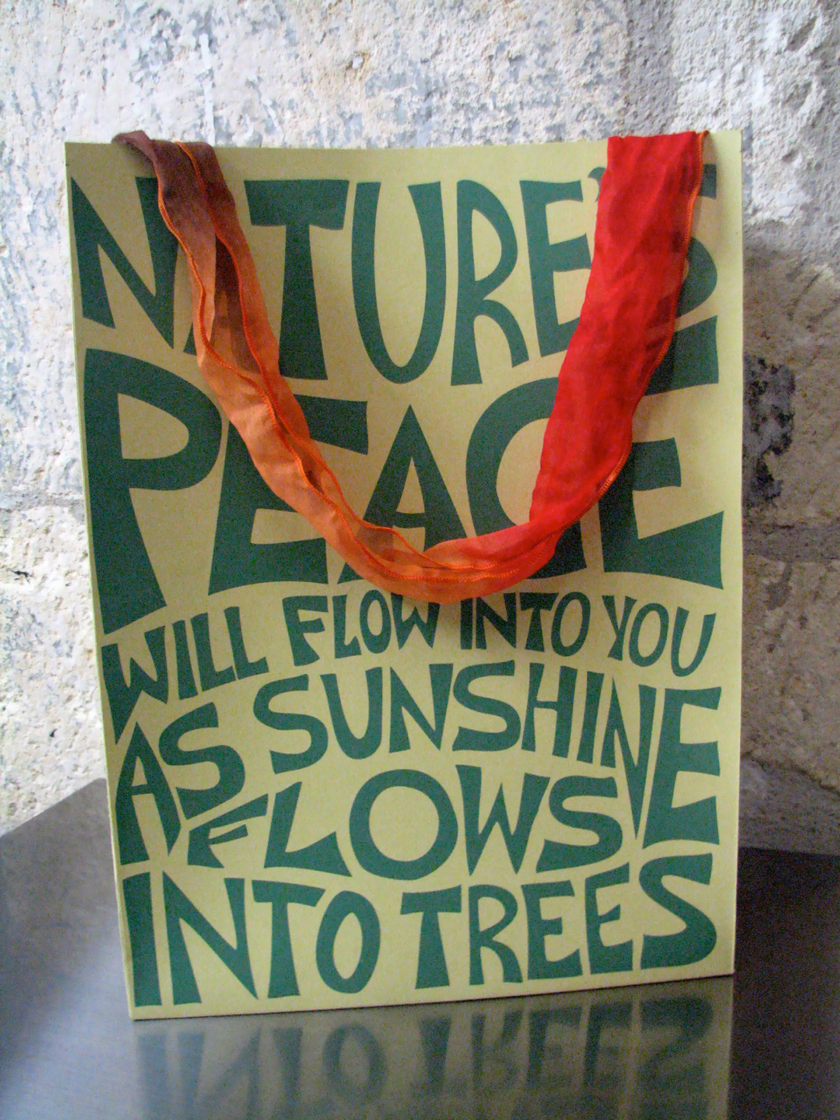 John Muir inspiration bag Nature