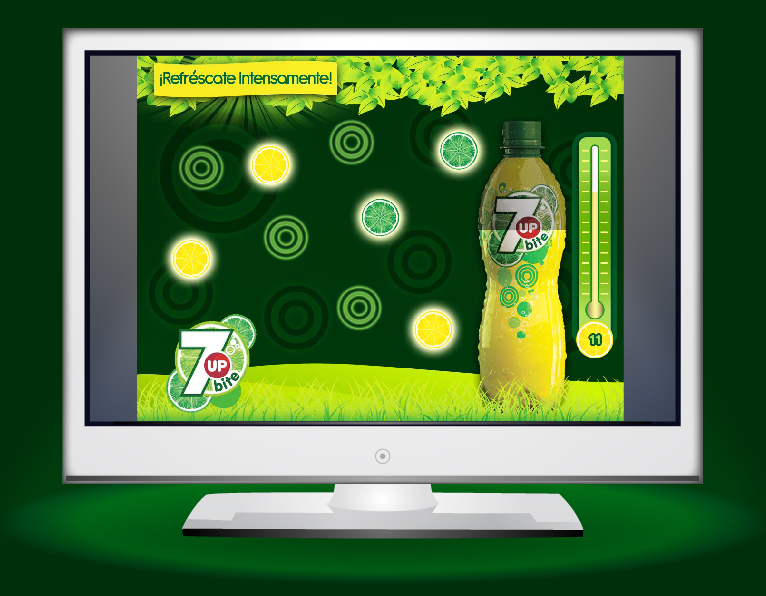 Interactive advertising advergame brand play graphics screen Juegos Interactivos diseño publicidad