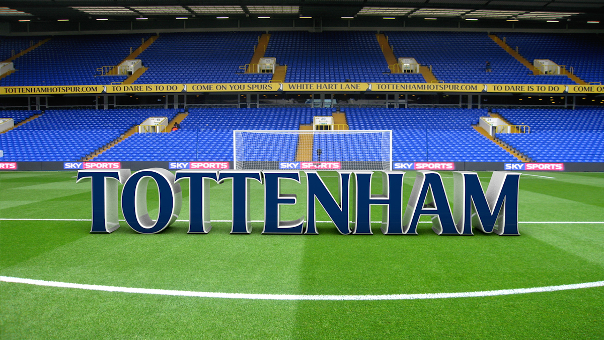 Tottenham Tottenham Hotspur 3D Type cinema 4d 3D Spurs tottenham training ground sports Premier League FIFA