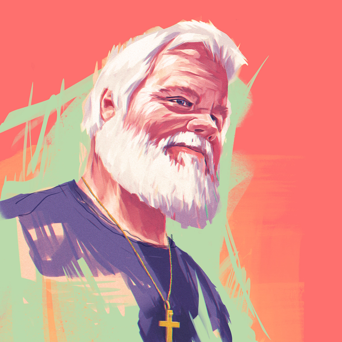 beard bearded man caricature   digital artist digital illustrator digital painting man portrait Portrait Artist Portraiture