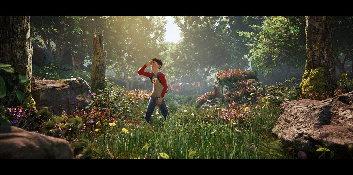 UE4 Unreal Engine lighting Layout composition meadow