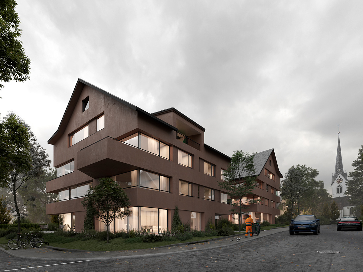 3dsmax apartments architecture architecturevisualization archviz building CGI CoronaRender  coronarenderer facade