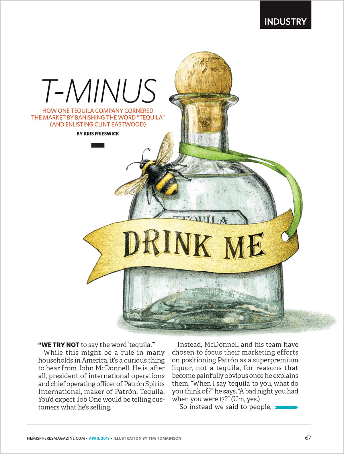 editorial magazine liquor pencil