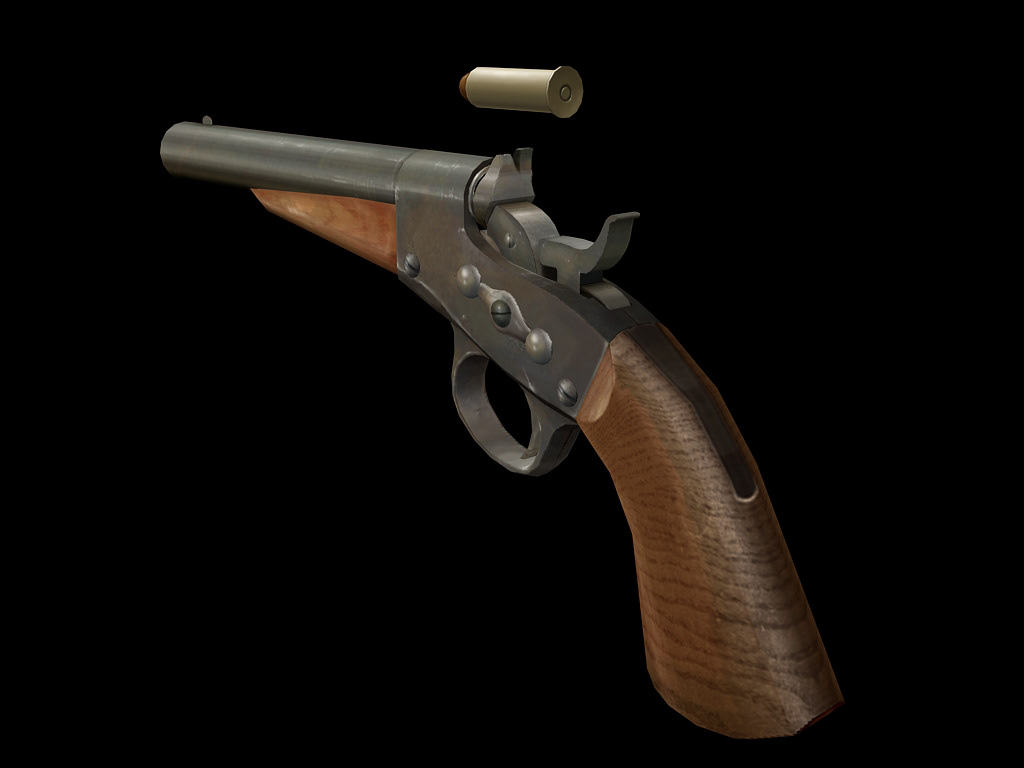 Source Engine low-poly vintage Gun