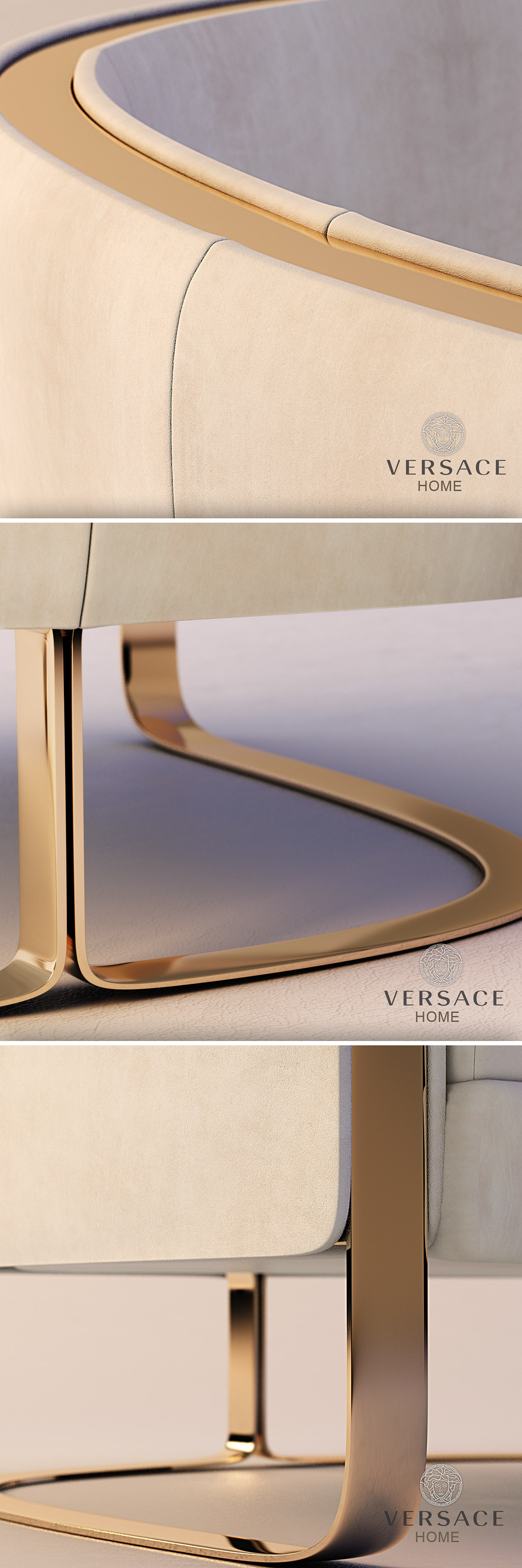 VERSACE Hreald armchair table furniture contemporary luxury modeling modern Classic italia Verasce Home