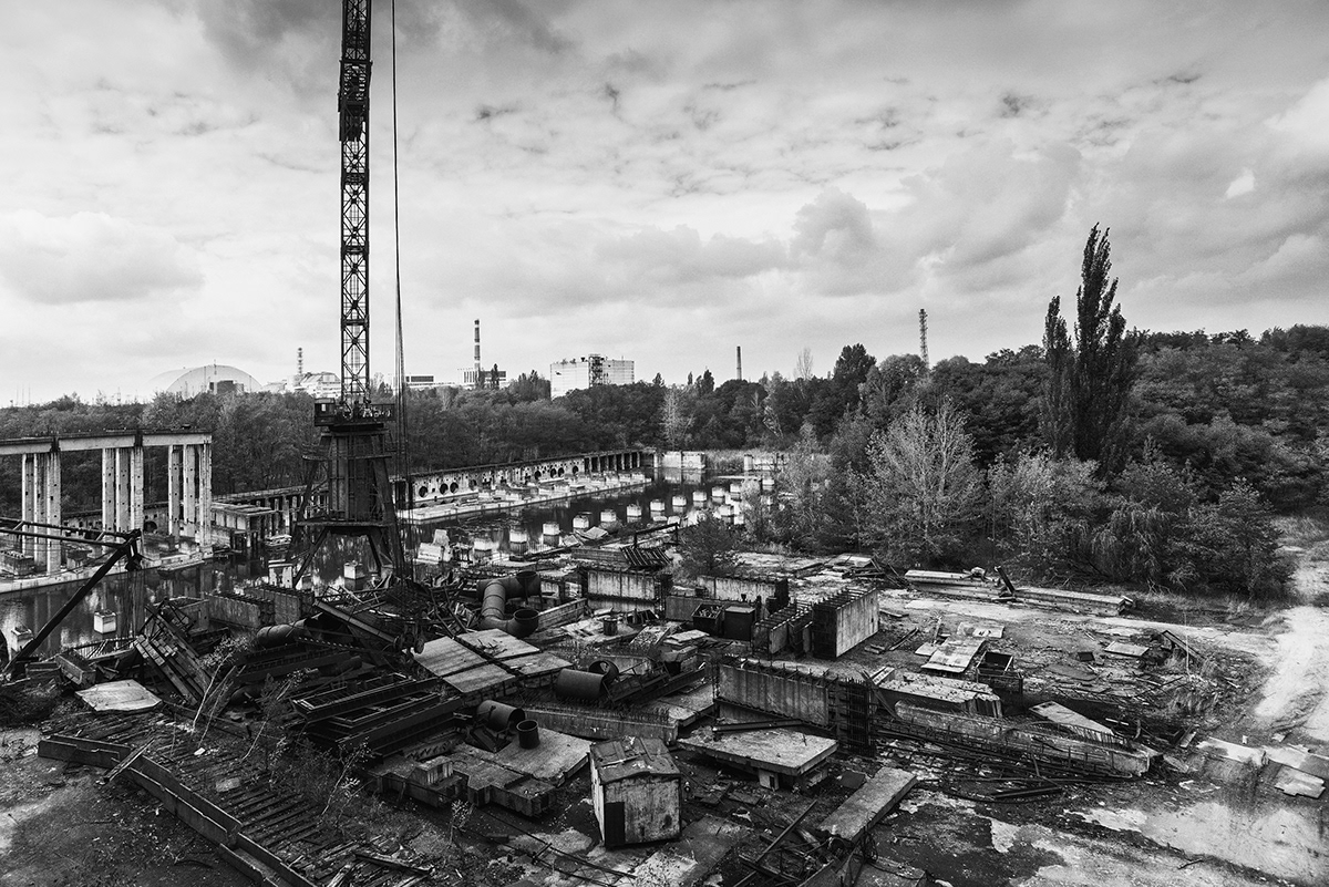 abstract chernobyl decay Excluzion Zone experimental factory industrial monochrome reactor urbex
