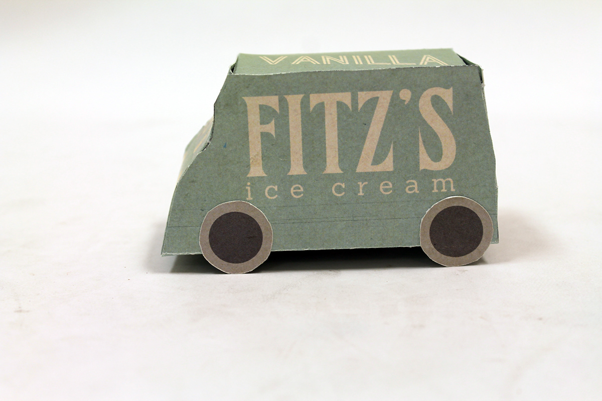 Fitz's  Root Beer ice cream creative packaging ice cream trucks wheels Cars st. louis vanilla yum Luke Pennington