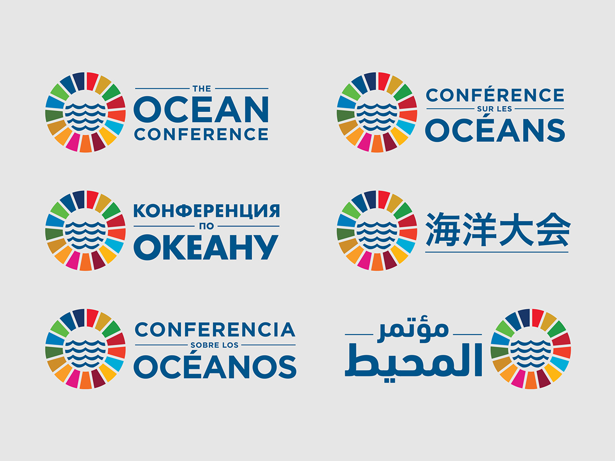 graphic design  United Nations un New York ocean conference