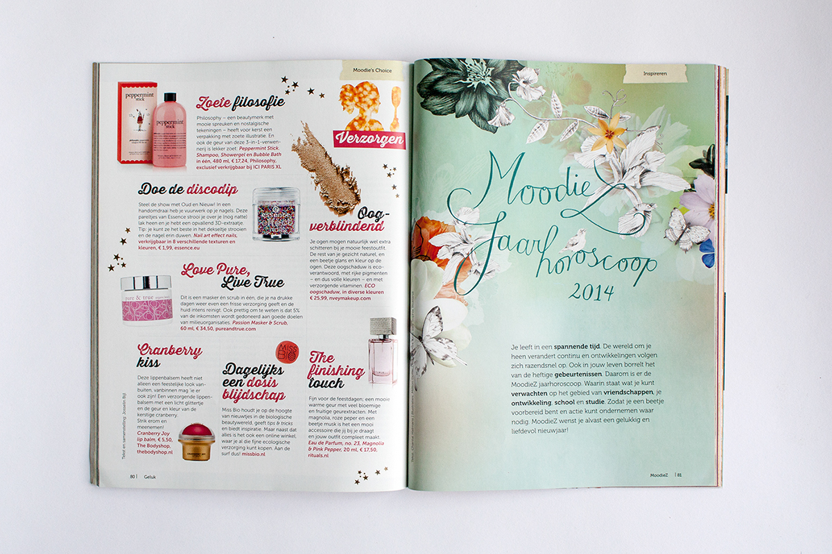 editorial pencil pattern Food  botanical magazine perfume scent people face man calendar