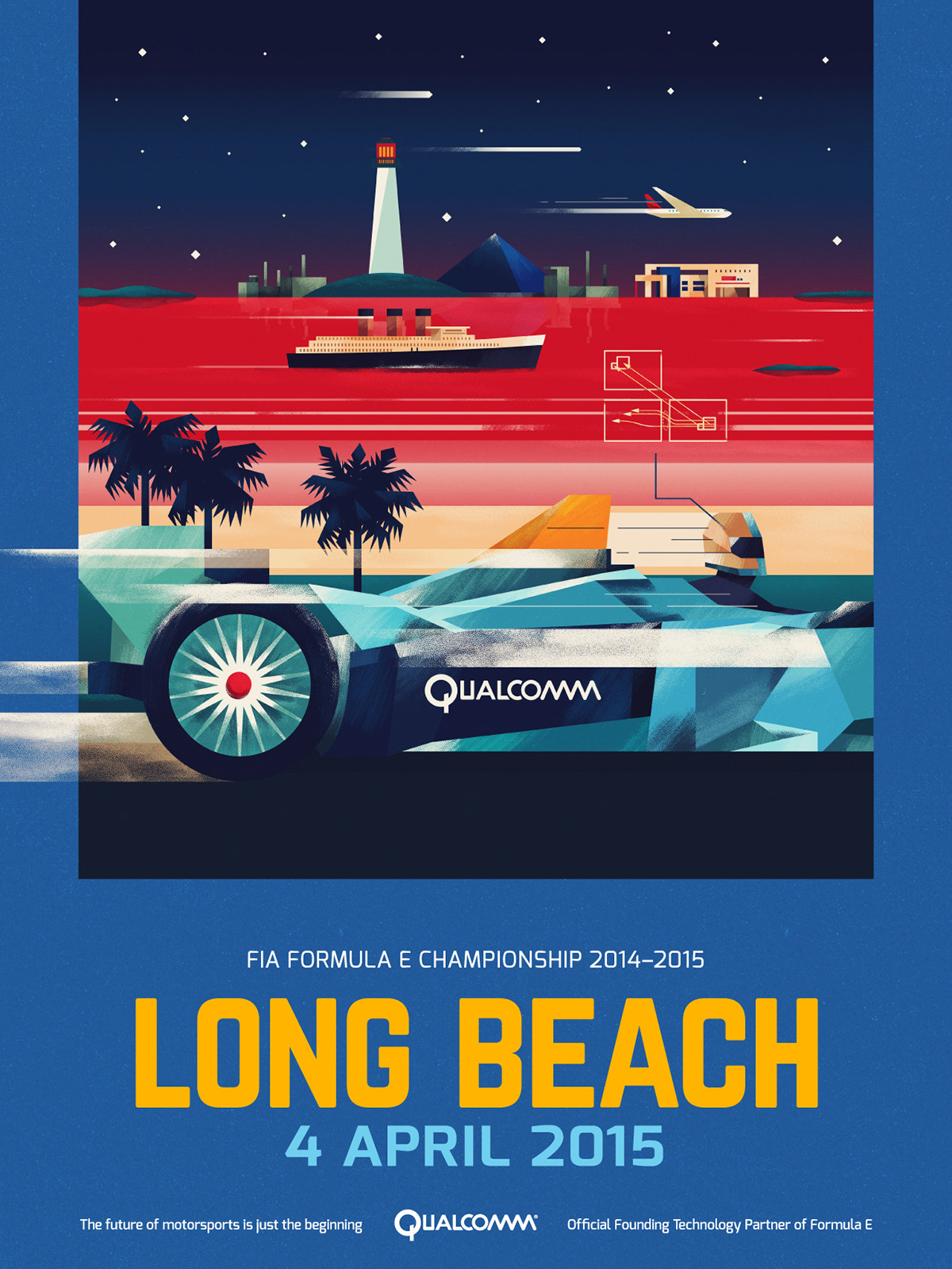 formula e posters Technology Cars Racing flags