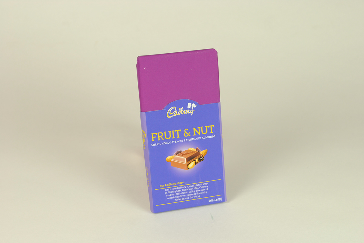chocolate packaging Rebrand chocolate Cadbury design
