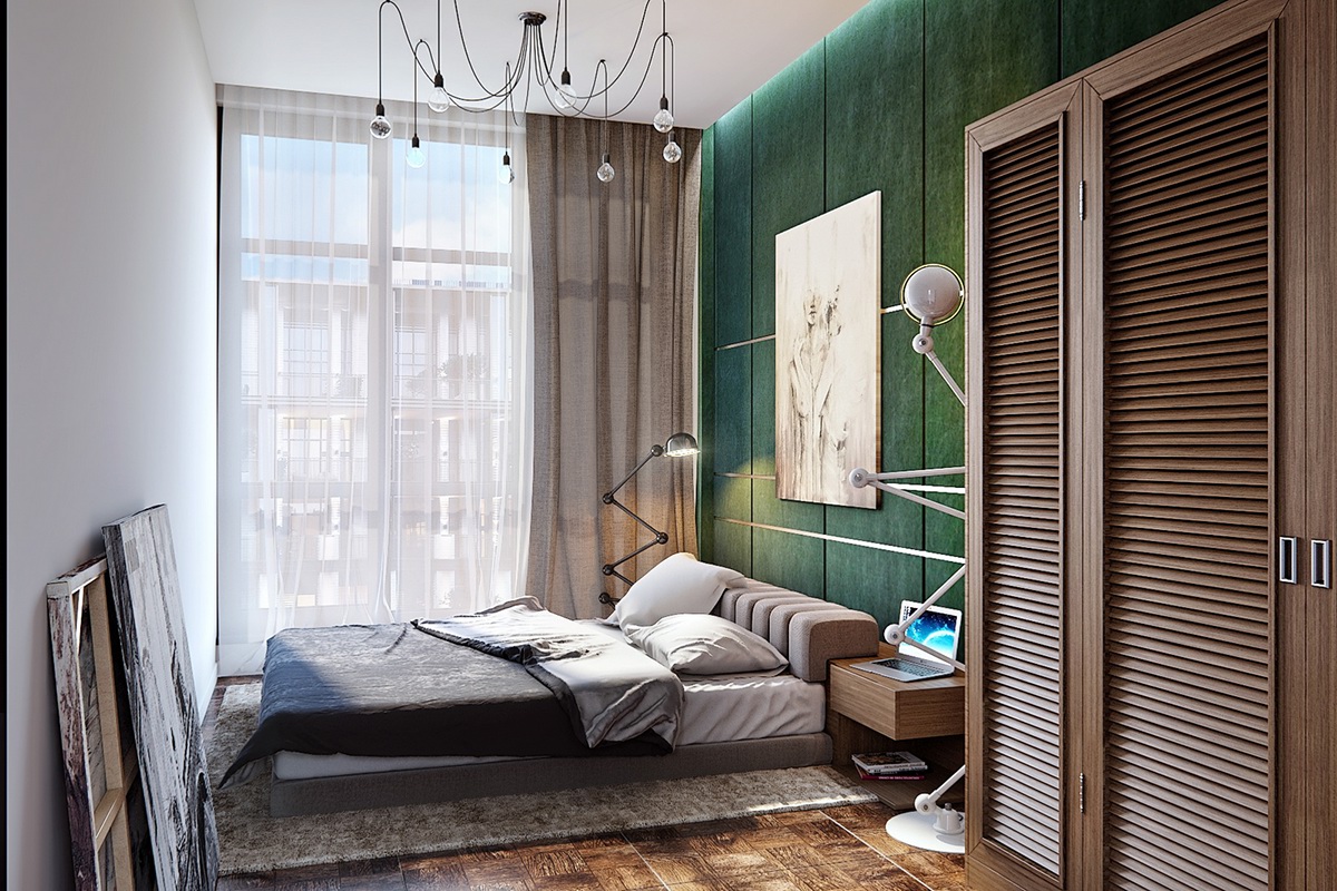 спальня спальни дизайн интерьера дизайн дизайн спальни Горячев Максим