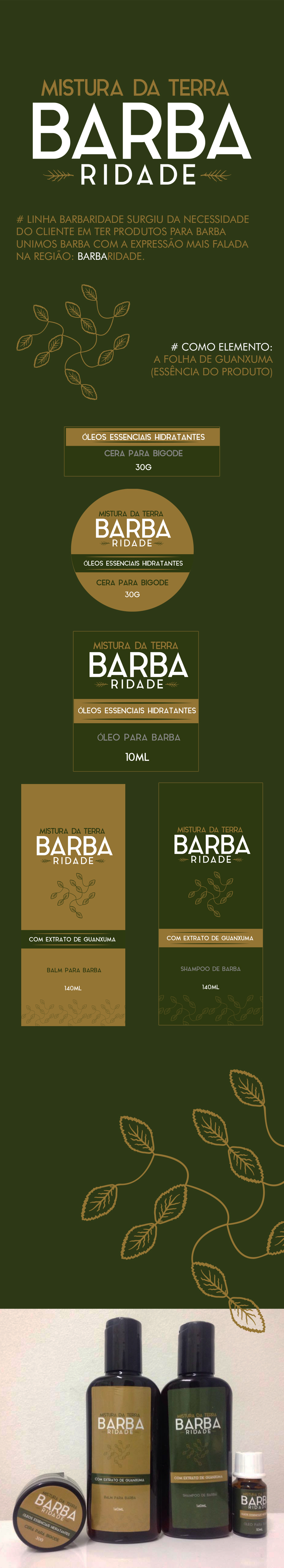 Barba bear labels green barbaridade
