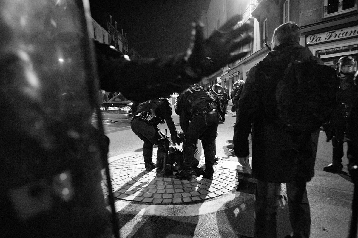 Nantes Manifestation protest march police violence