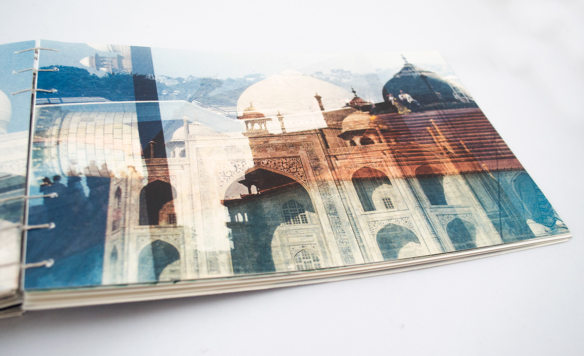 Travel book Lomography analogue photography film photography India photo book Travel Book Binding