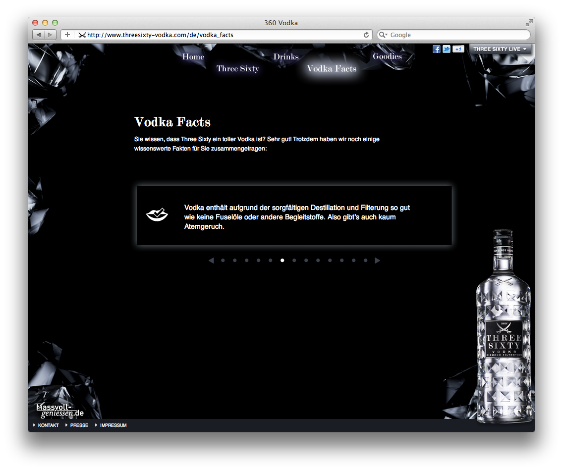 Vodka brand campaign