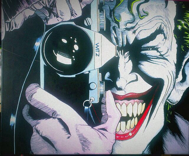 the joker the killing joke cover Fan Art acryl