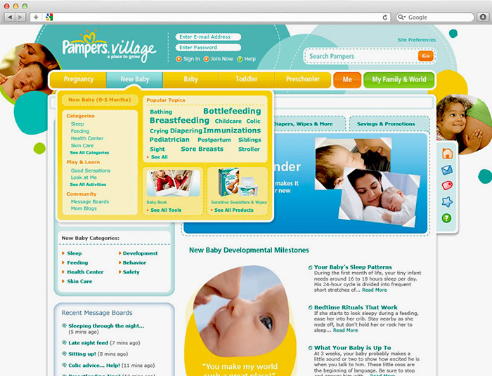 Pampers Pampers Village baby development diapers huggies toddler baby infant newborn