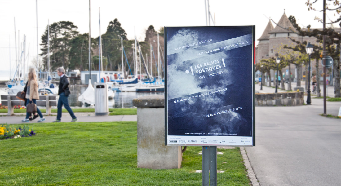poésie Poetry  poster affiche Canon fumée smock flyer leaflet depliant Web design Event festival