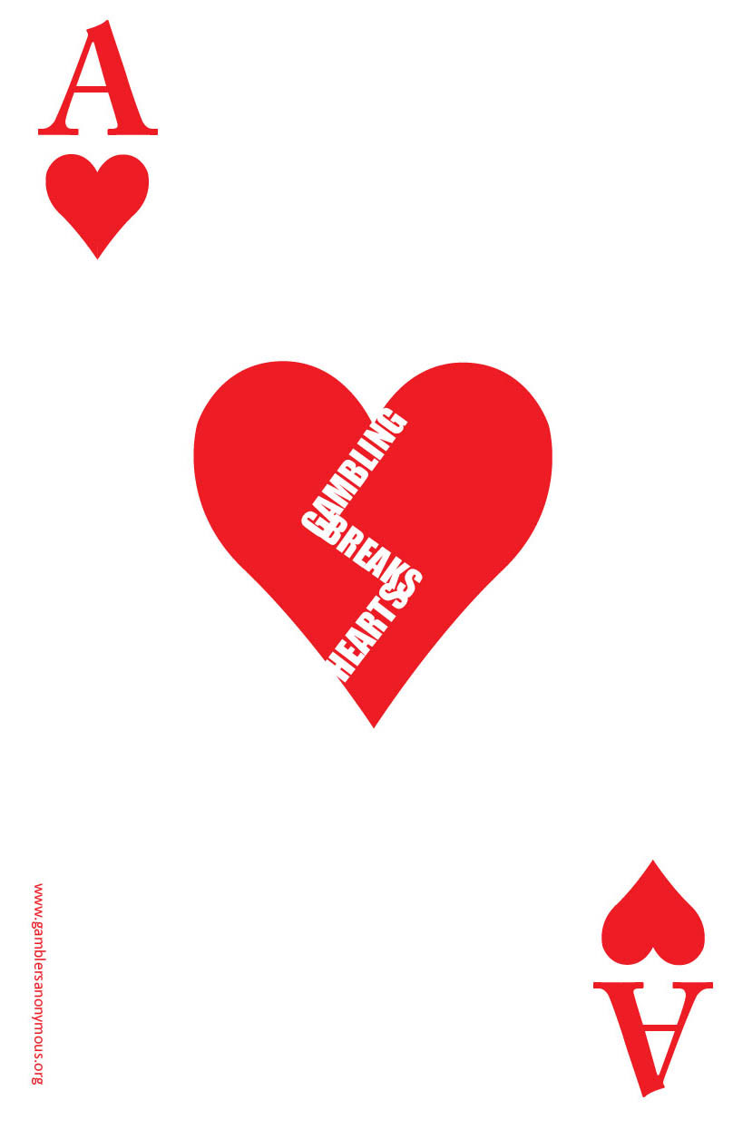 gambling ace of hearts social commentary addiction