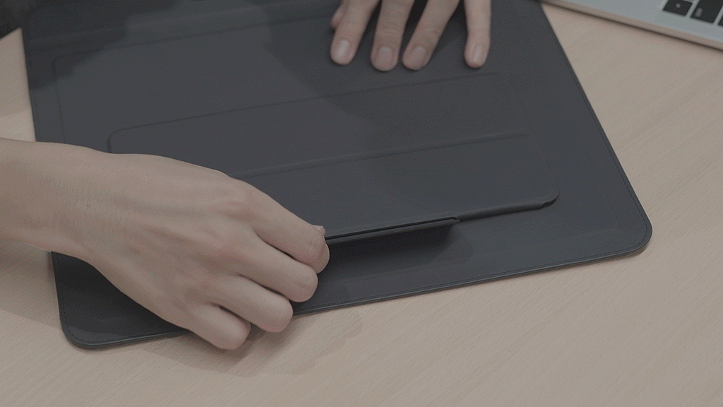Laptop laptopstand minimal origami  sleeve Slim case home living table